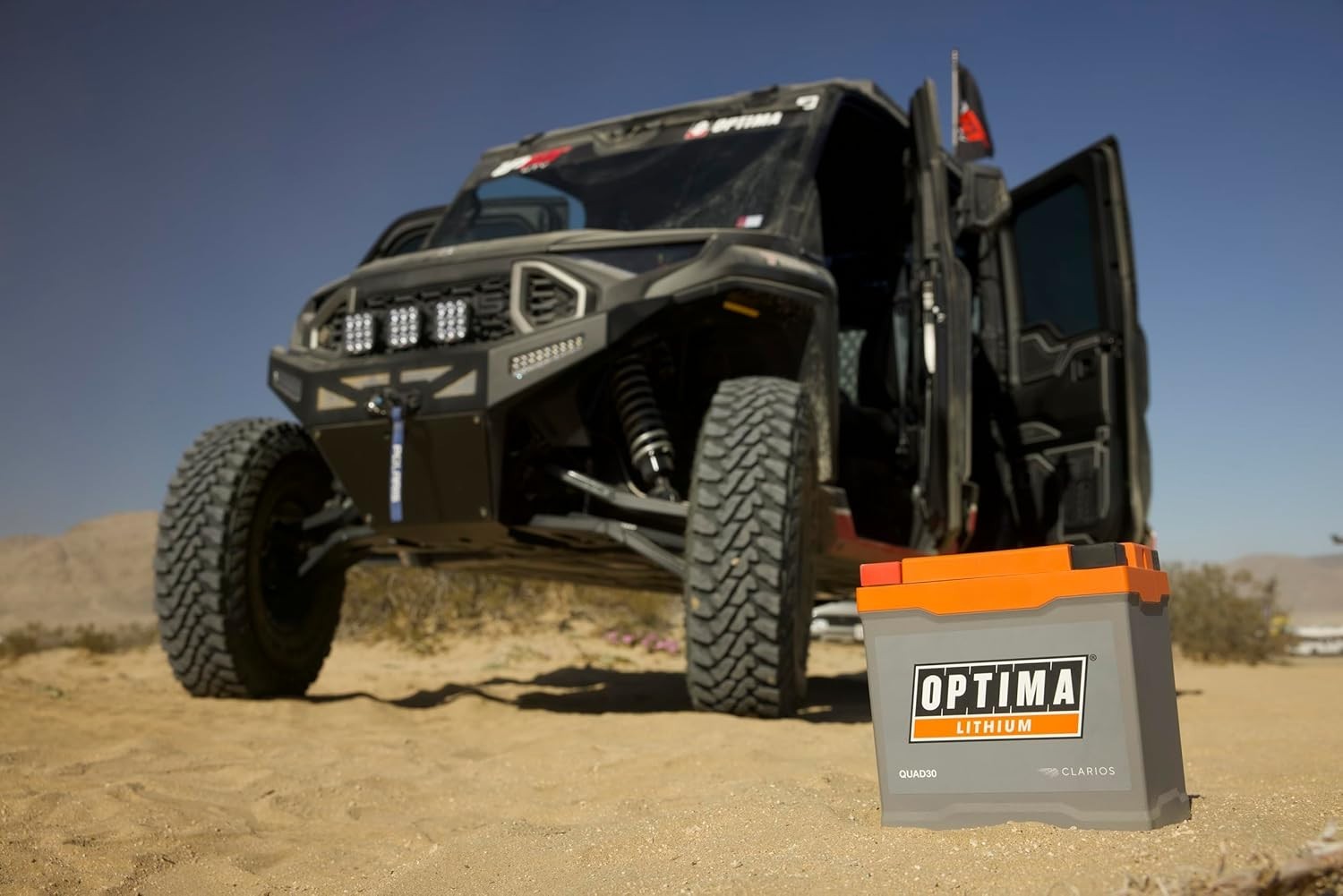 OPTIMA® QUAD14 ORANGETOP® Lithium – Built-in Engine Start Reserve with BMS and P