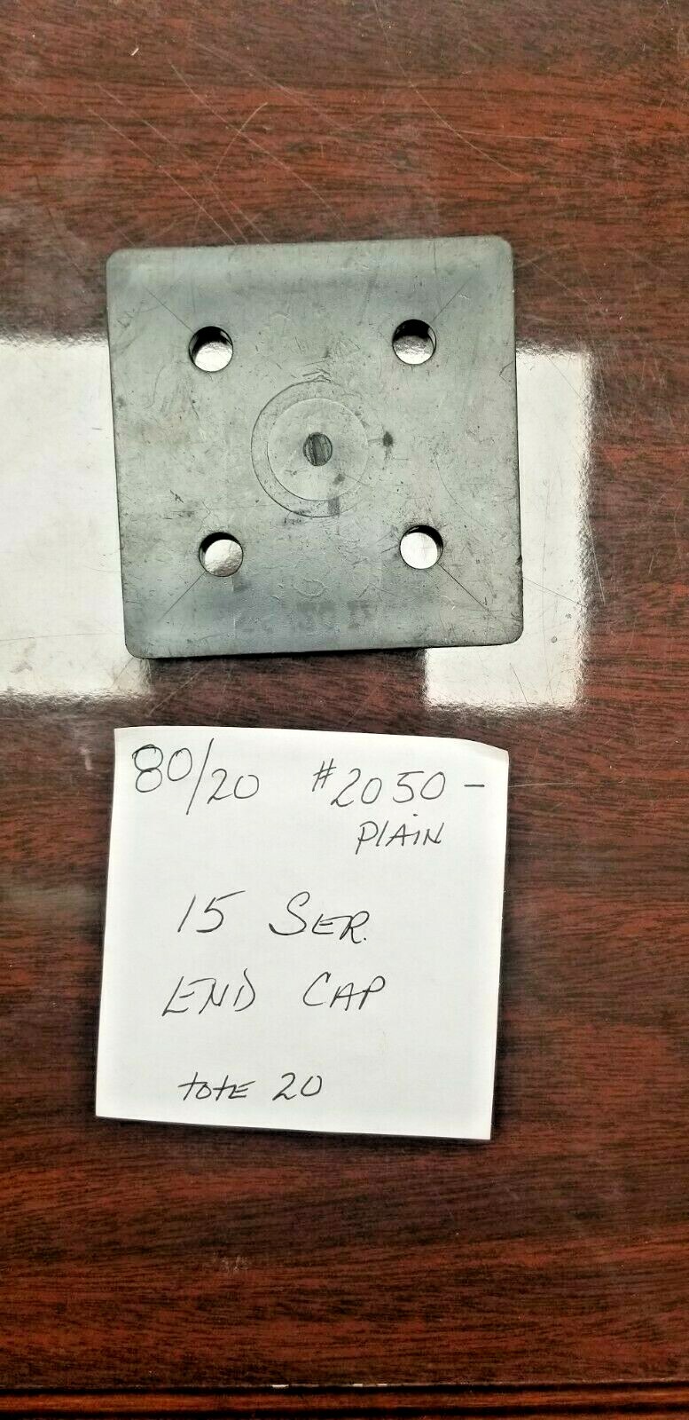 80/20 Inc. 2050 Plastic End Cap 15 Series Plain/Shiny