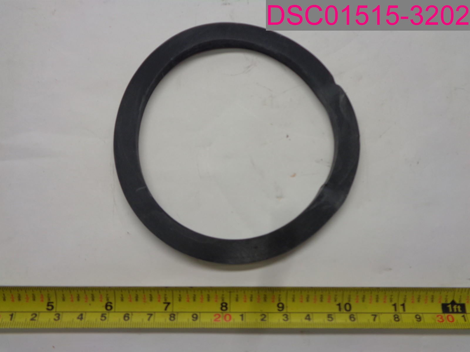 QTY=6; 4″ Rubber Seal Washer Ring Gasket. 4″ID x 5″ OD x 1/4″ Thick