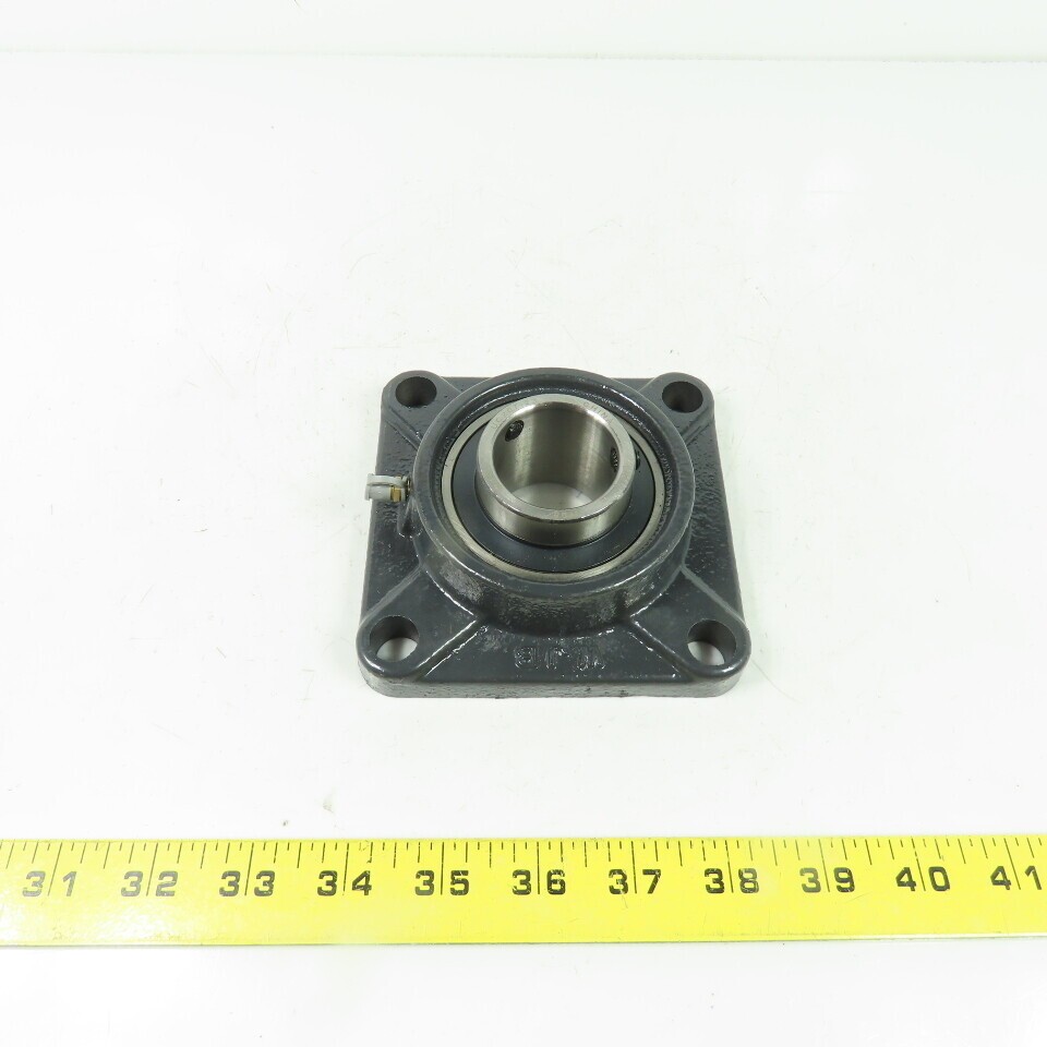WJB F207 4-Bolt Flange Mount Ball Bearing 1-7/16″ Bore