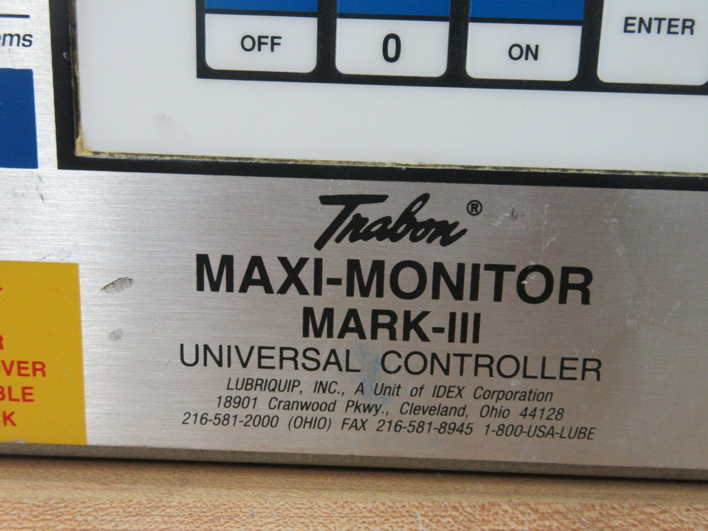 Trabon 163-310-000 Maxi-Monitor Controller Enclosure Only