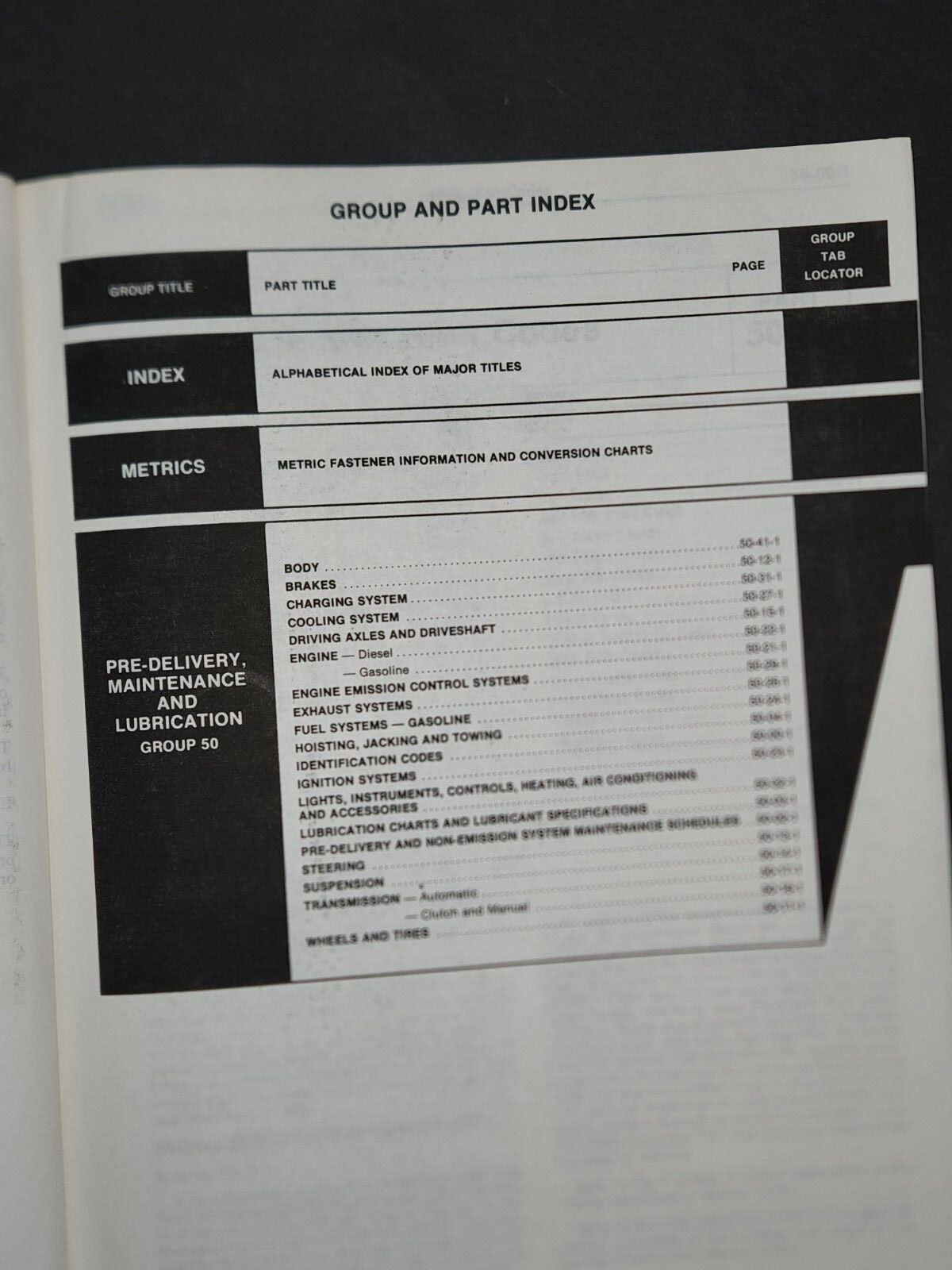 1981 Ford Light, Medium, Heavy Truck Shop Manual Pre-delivery Maintenance & Lub.