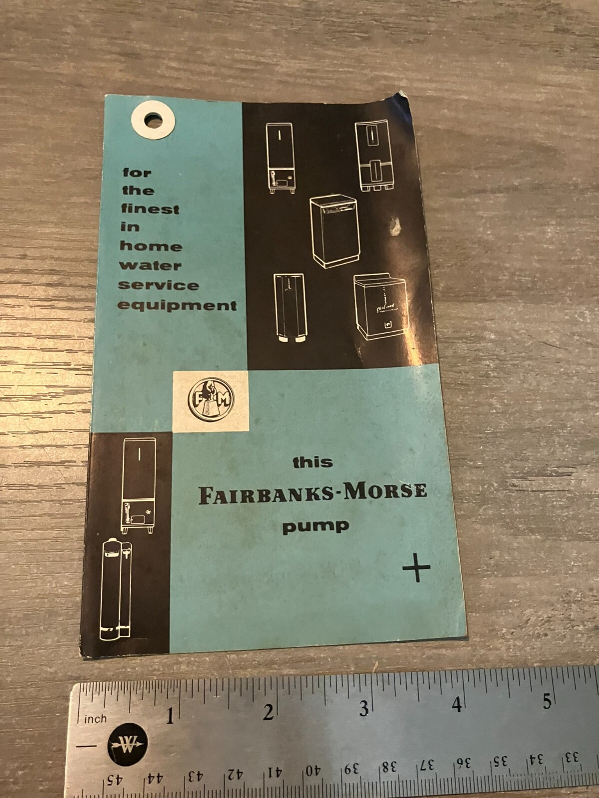 Fairbanks-Morse Pump Advertising Card Tag