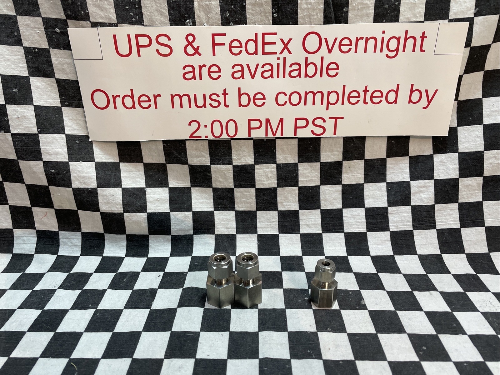 SWAGELOK Female Connector SS-600-7-6 & SS-400-7-4, LOT OF 3, SHIPSAMEDAY#F31C