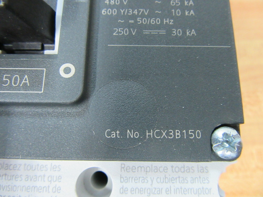 Siemens HCX3B150 150A Circuit Breaker HCX3B150L