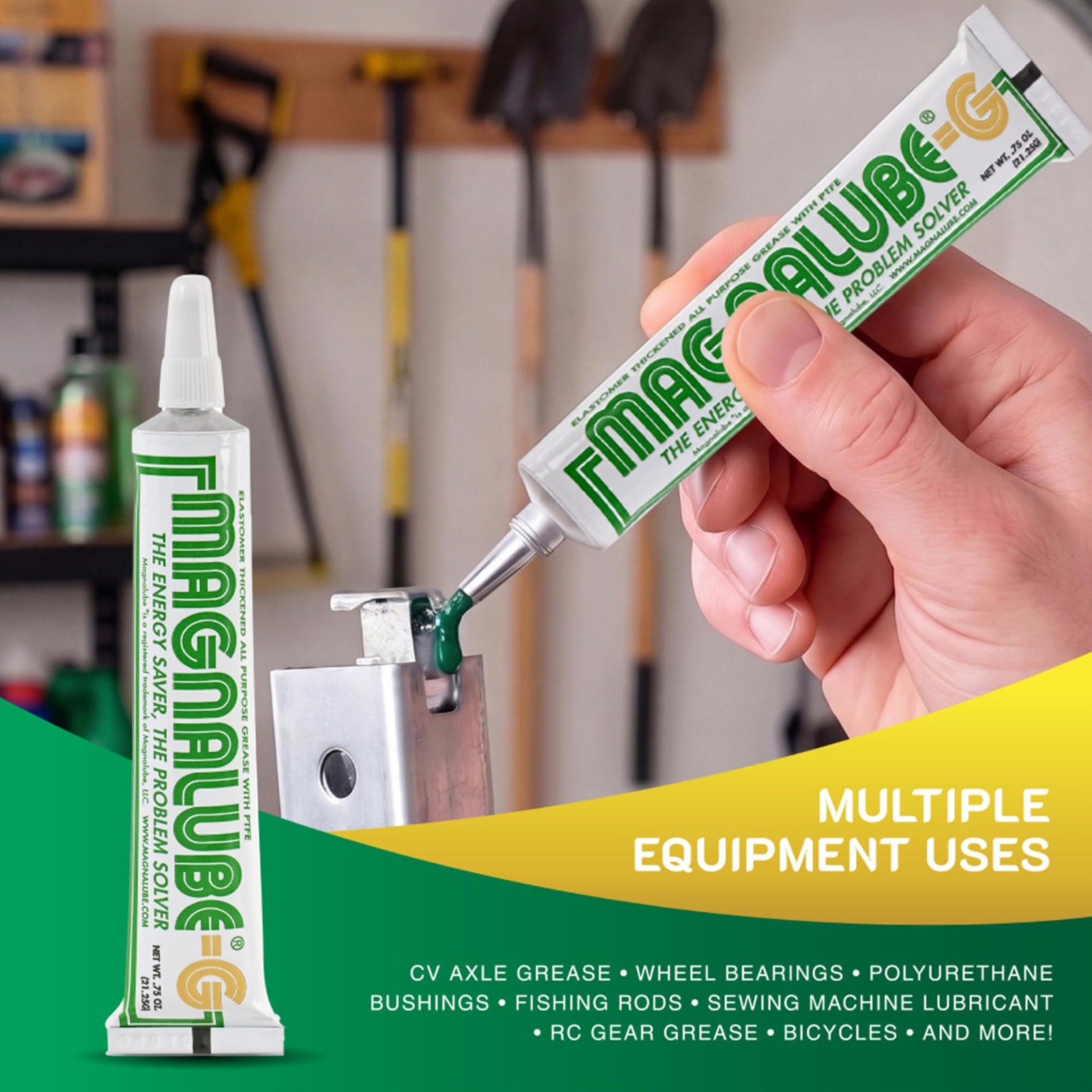 MagnalubeG All Purpose Grease – No Drips or Leaks – Waterproof HighTemp, Diel…