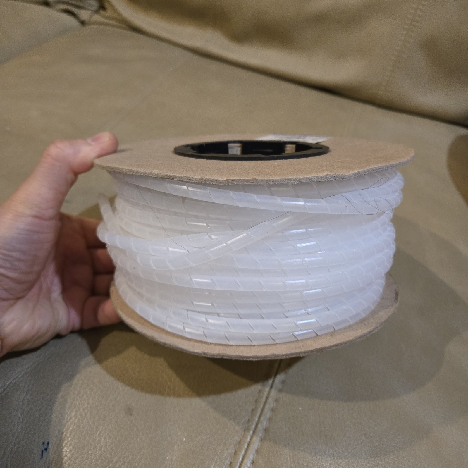 THOMAS & BETTS Clear Spiral Wrap SRPE-250F-9-C – 100 Ft Roll