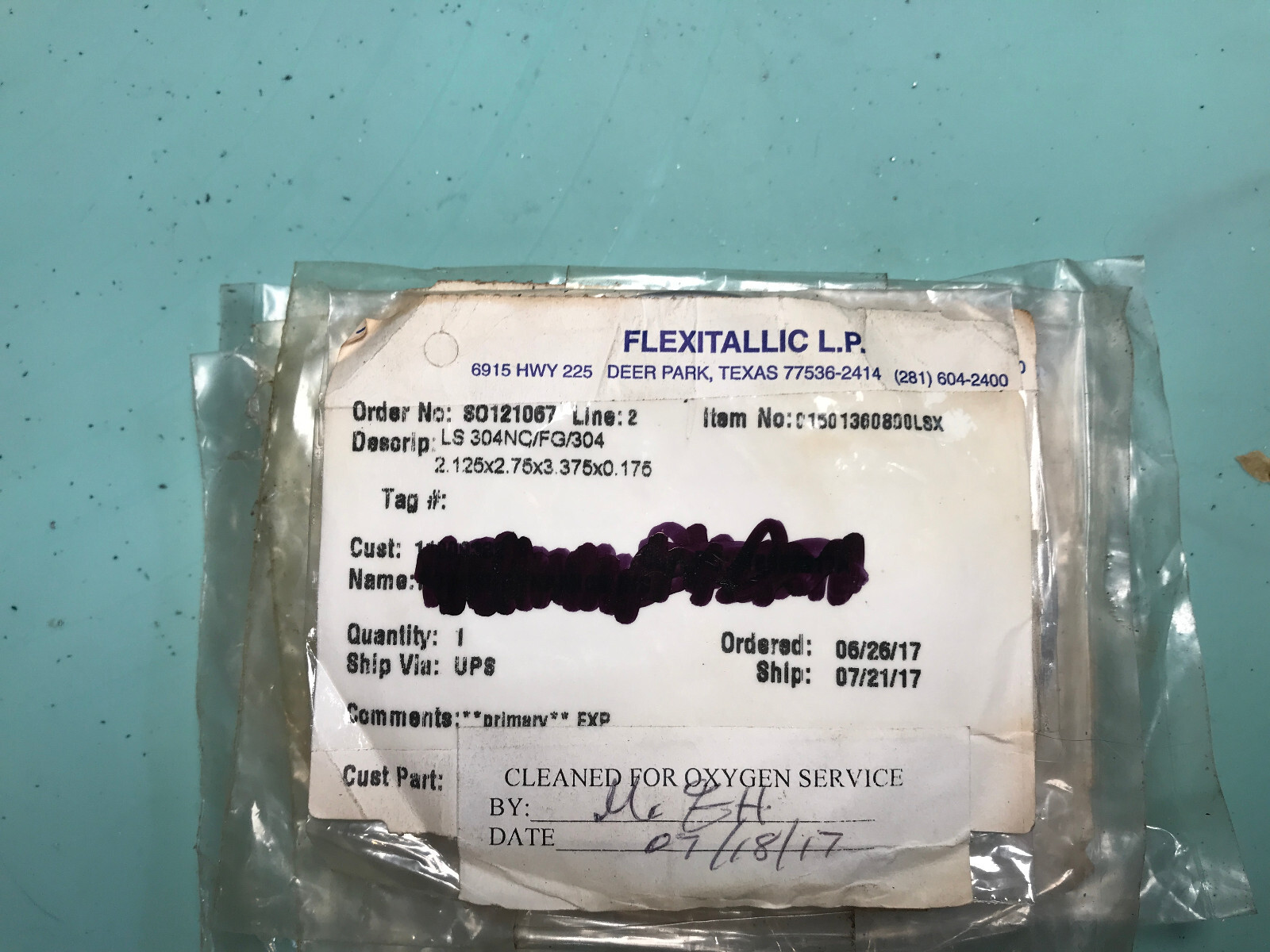 Lot of 17, FG, Flange Gasket, 3 sizes, 304L: 1 1/2″ 150, 2″ 150, 3″ 3/4/600