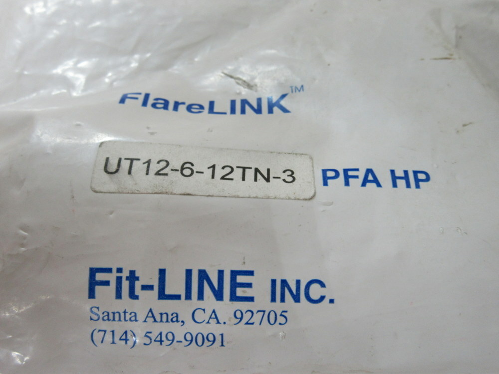 Fit-Line UT12-6-12TN-3 Union Tee Tight Flare UT12612TN3