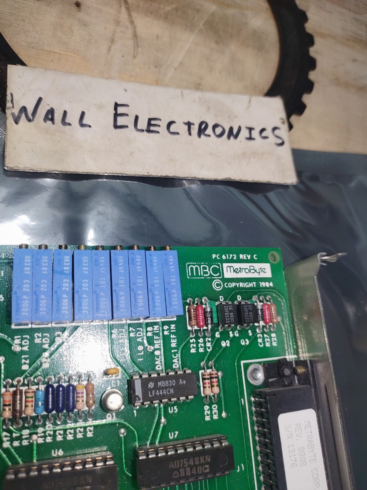 MBC Metrabyte PC6172 Digital To Analog Converter =Used=