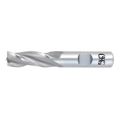 Osg 5310100 Hss End Mill, 1/8In.Dia., 3/8In.Cut L
