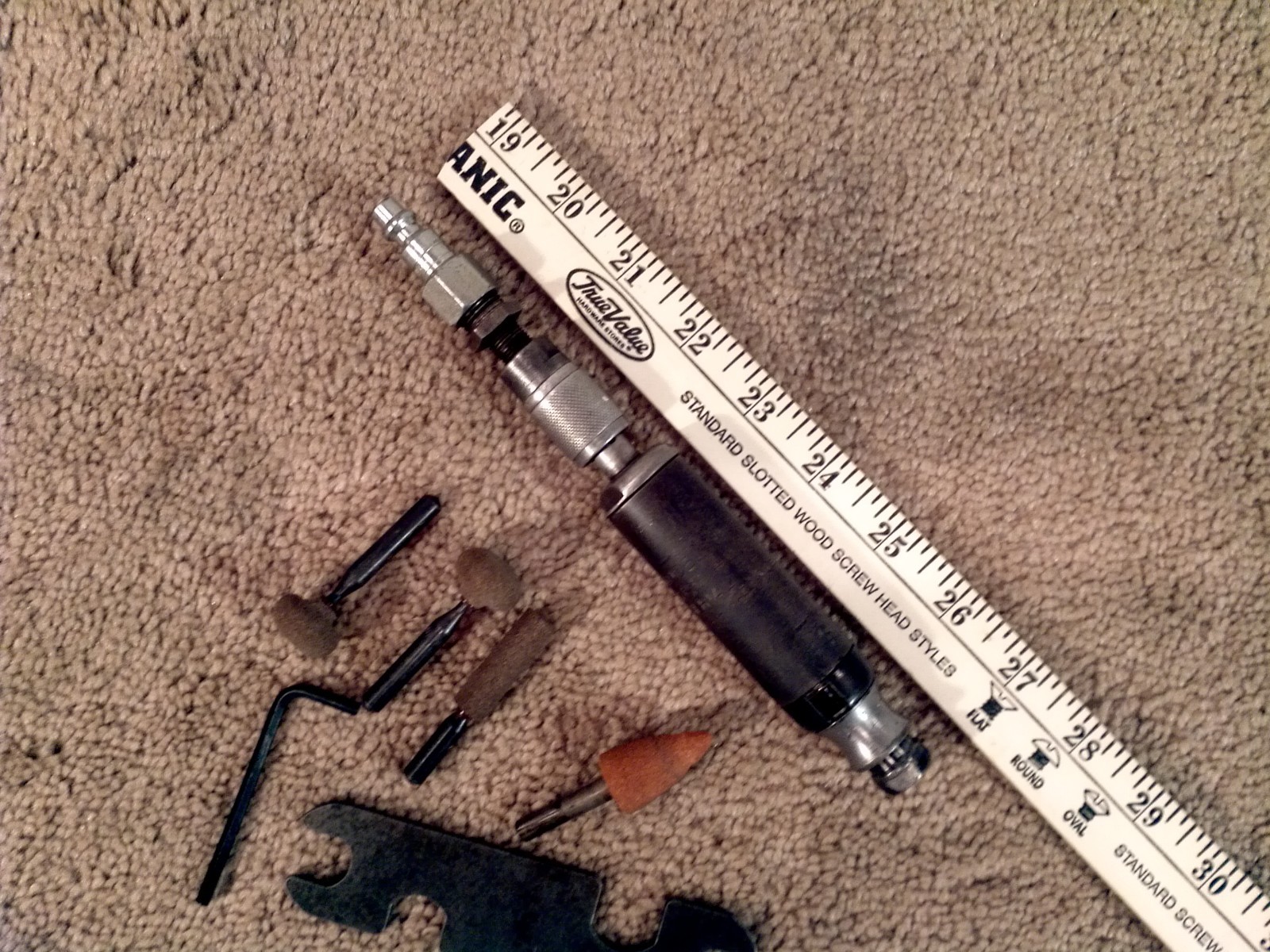 Rotor Tools Pneumatic Mini porting die Grinder 1/4″ USA