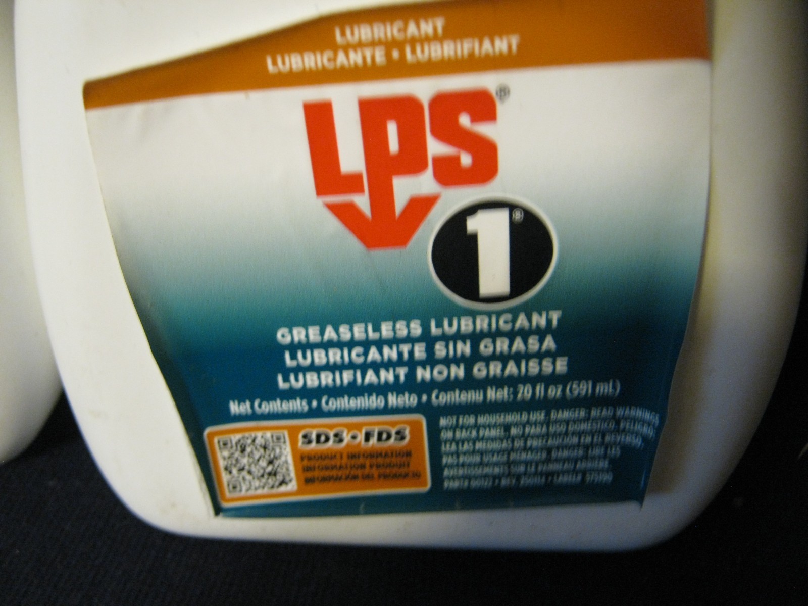 TWO {2} LPS 1 GREASELESS LUBRICANT 20 FL OZ TRIGGER SPRAY-00122-FREE SHIP-BIN 4