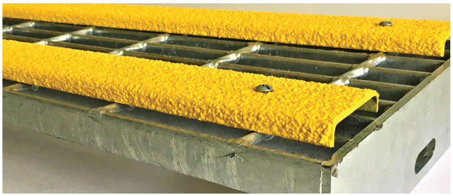Anti-Slip Galvabond Yellow Conveyor Channel Cleats
