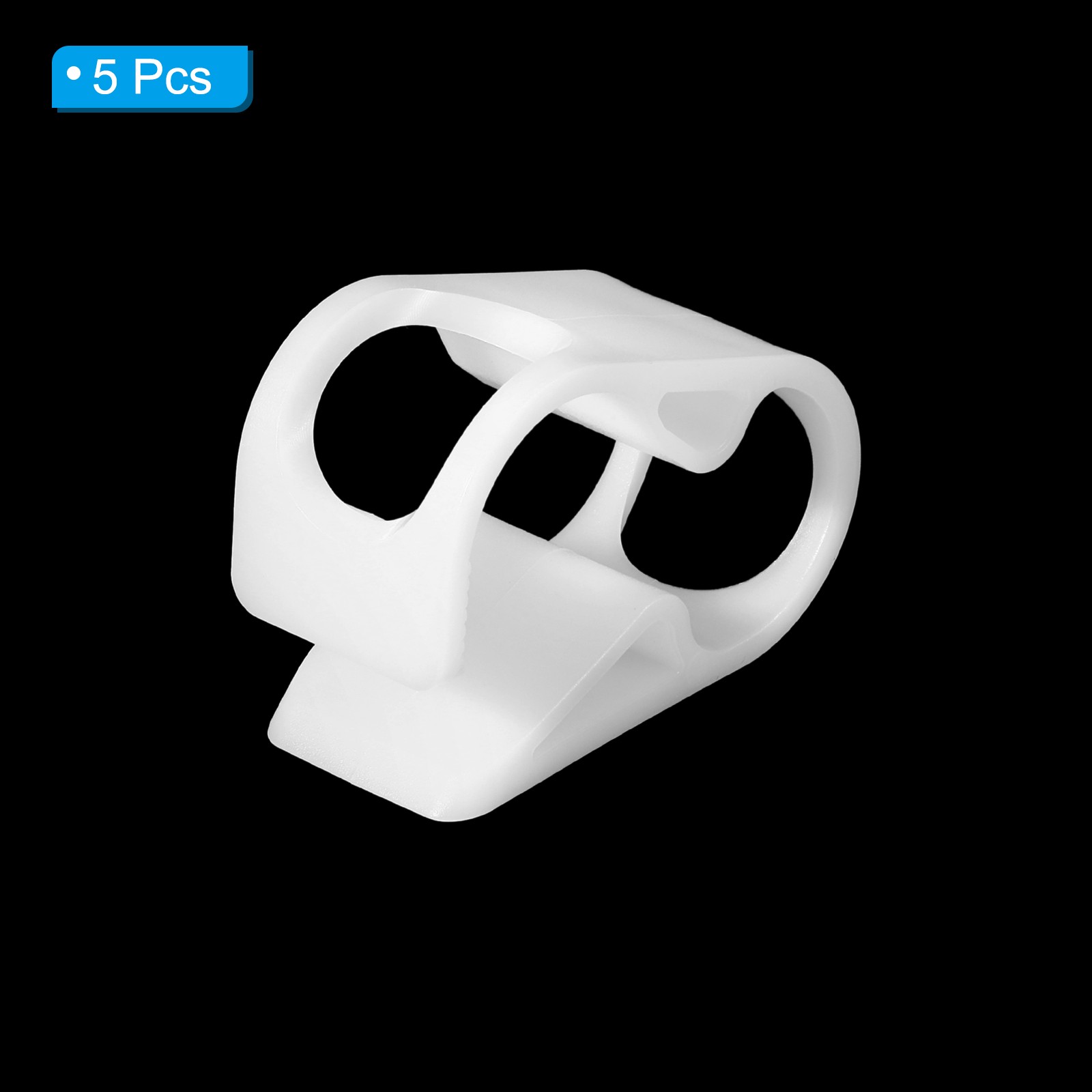 5Pcs Plastic Tube Clamps 3/8″ – 5/8″ Tube OD Flow Control Hose Clamp White