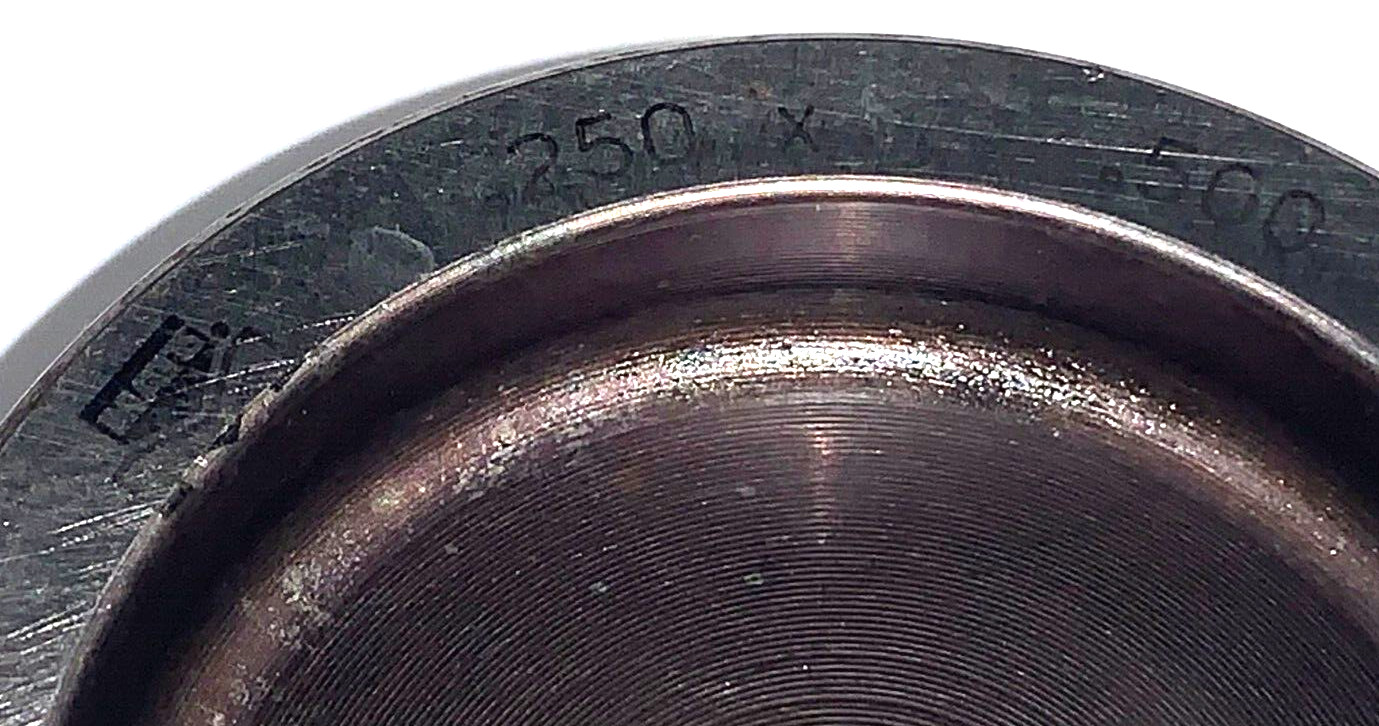 MATE PRECISION ROUND DIE 0.250″ X 0.500″ + 0.014 SLUG FREE 2-3/4″ DIA. 1″ THICK