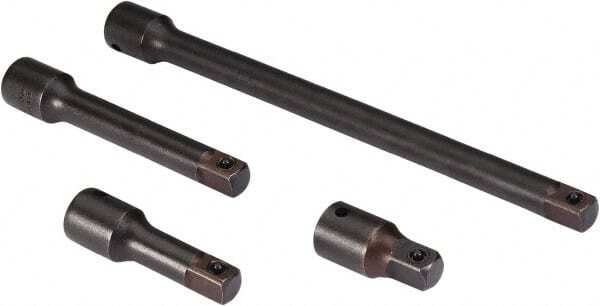 Proto J7515A Socket Impact Locking Extension Set, 1/2″ Drive: 2″, 3″, 5″, 10″