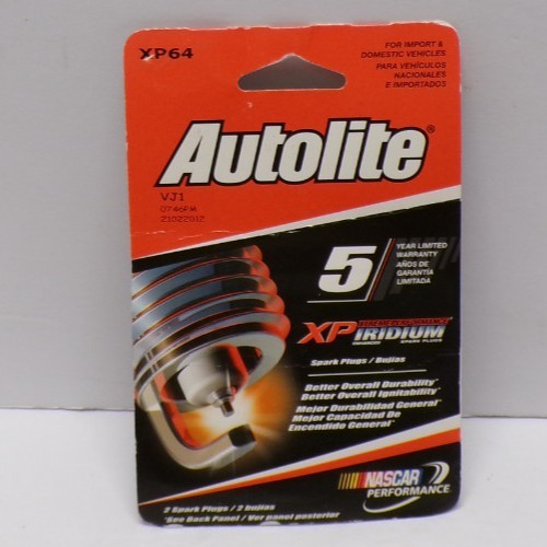 Autolite Spark Plugs XP64DP2 VJ1 21022012 For Import & Domestic Pack of 2