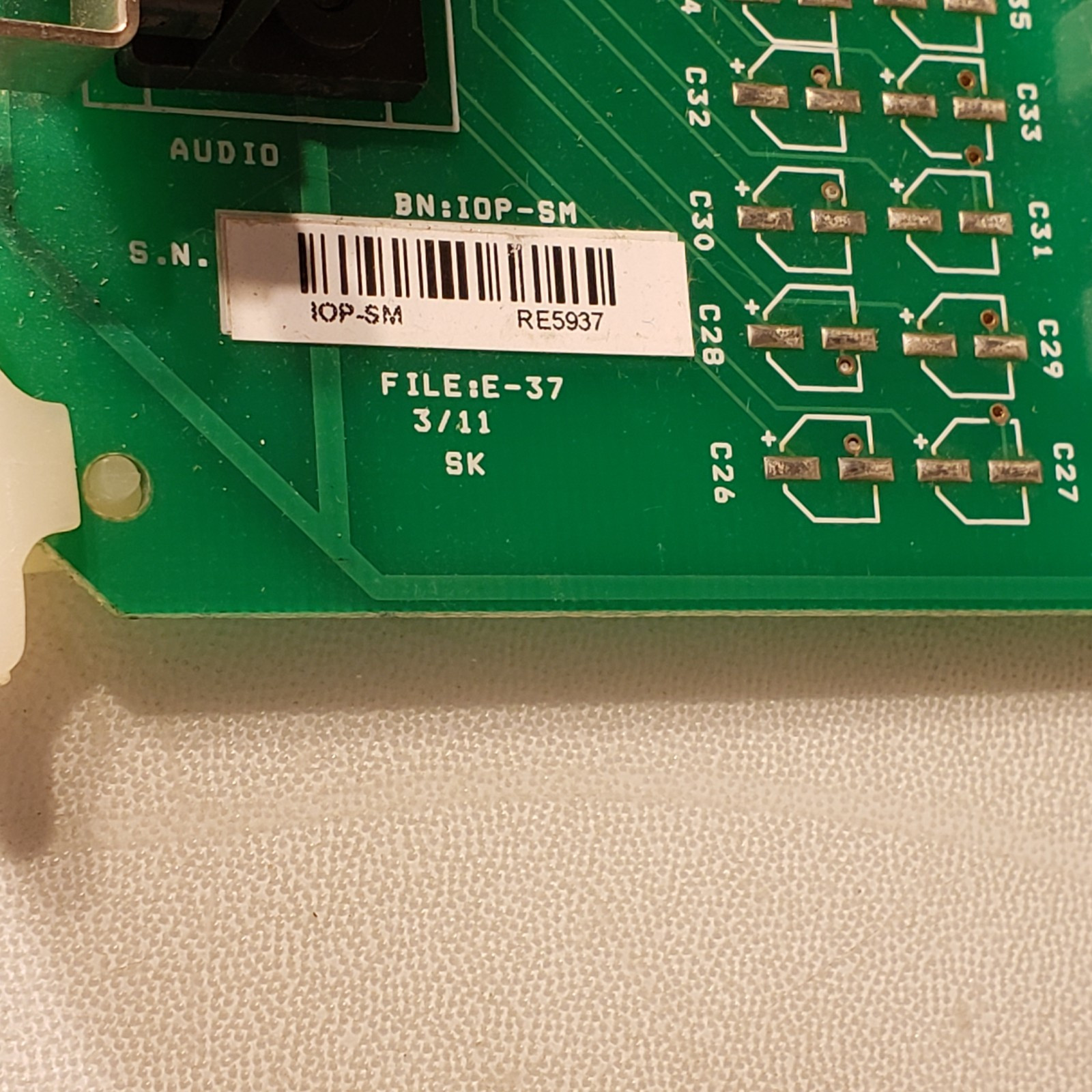 Telecor IOP-4 Rev 0.2 4 Wire File E-37 Plug In Module Control Board