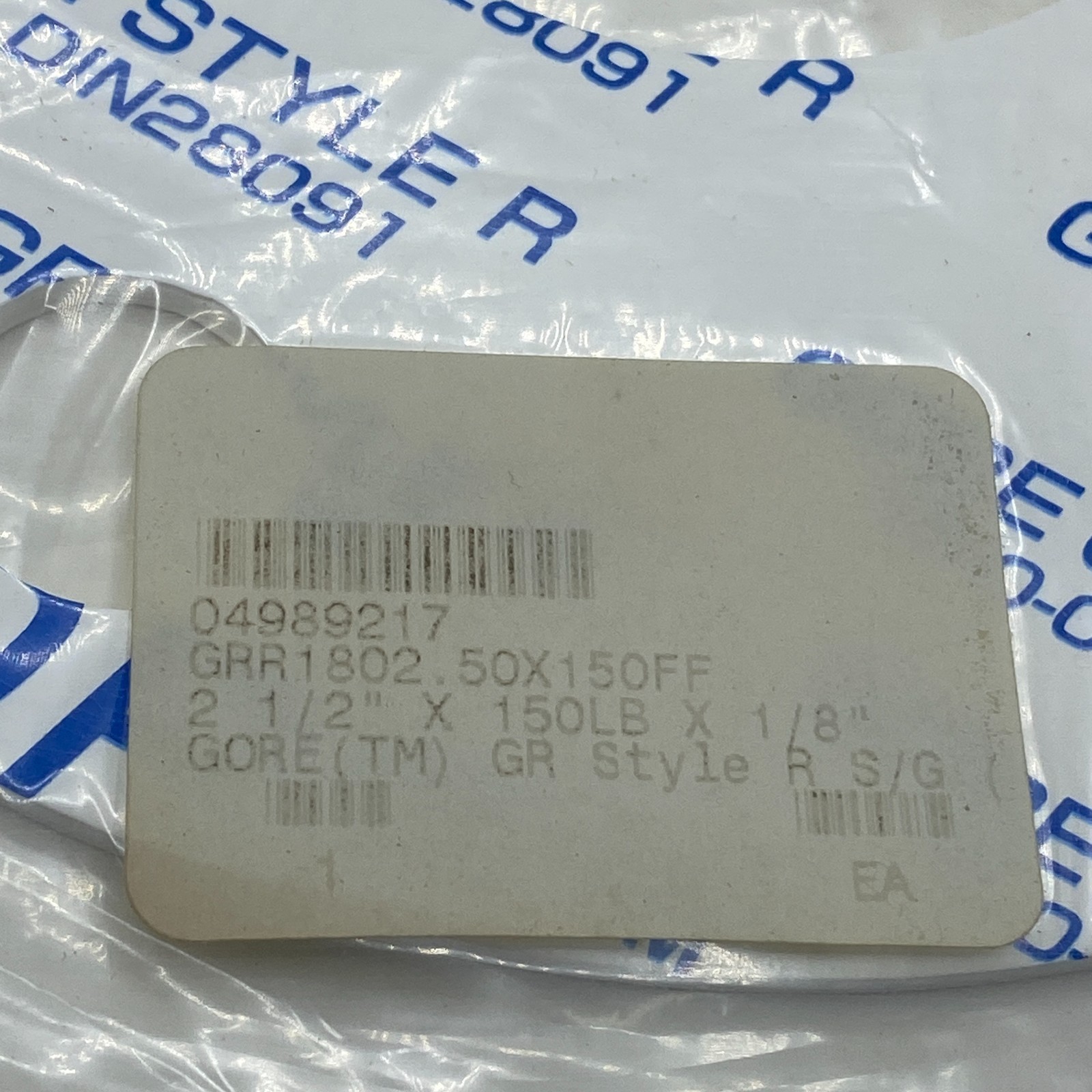 LOT OF 2 GORE GRR1802.50X150FF 2-1/2″ X 150LB X 1/8″ GASKET GR STYLE R DIN28091