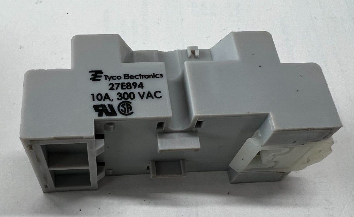 TYCO ELECTRONICS 27E894 4PDT relay socket 300VAC 10A