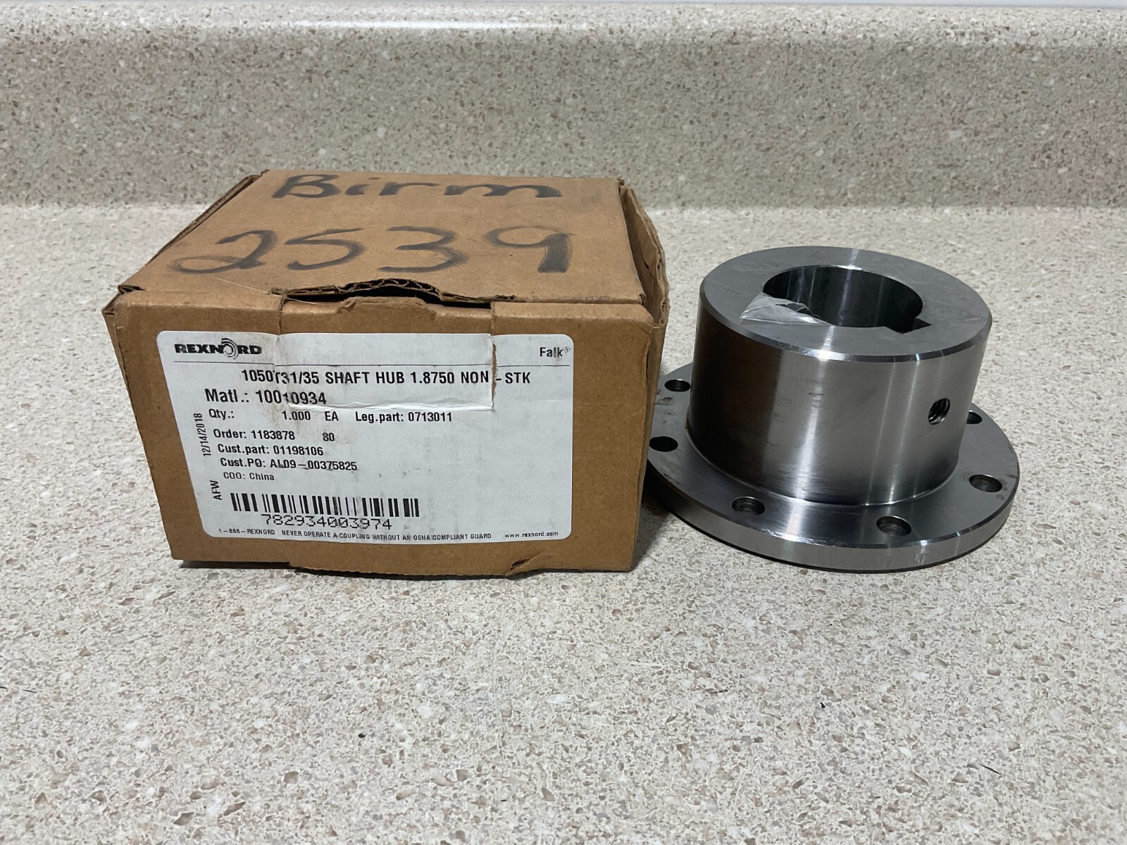 Rexnord 1050T31/35 1.8750 10010934 NEW