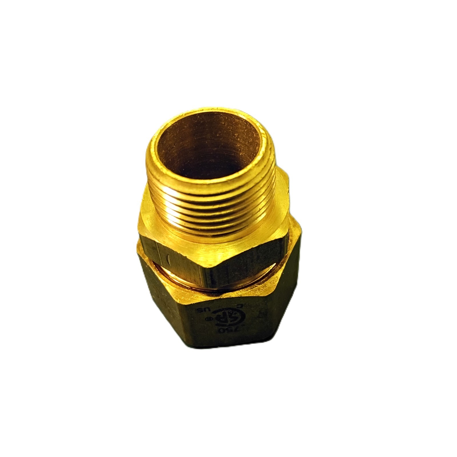 AutoFlare FGP-FST-750 TracPipe 3/4″ Straight Fitting Brass CSST/NPT OmegaFlex