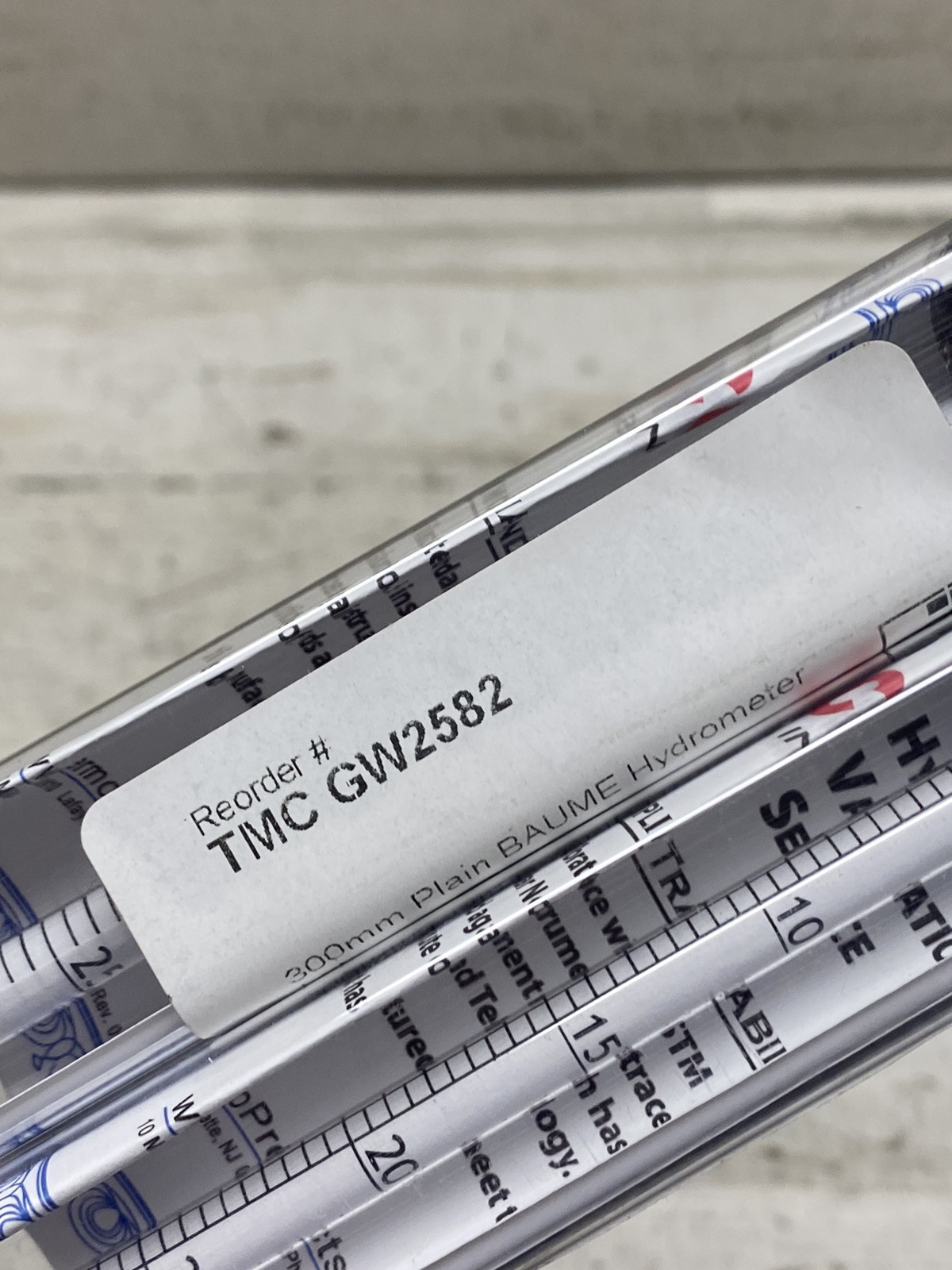 Lot of 2 THERMCO GW2535 Hydrometer,Specific Gravity New