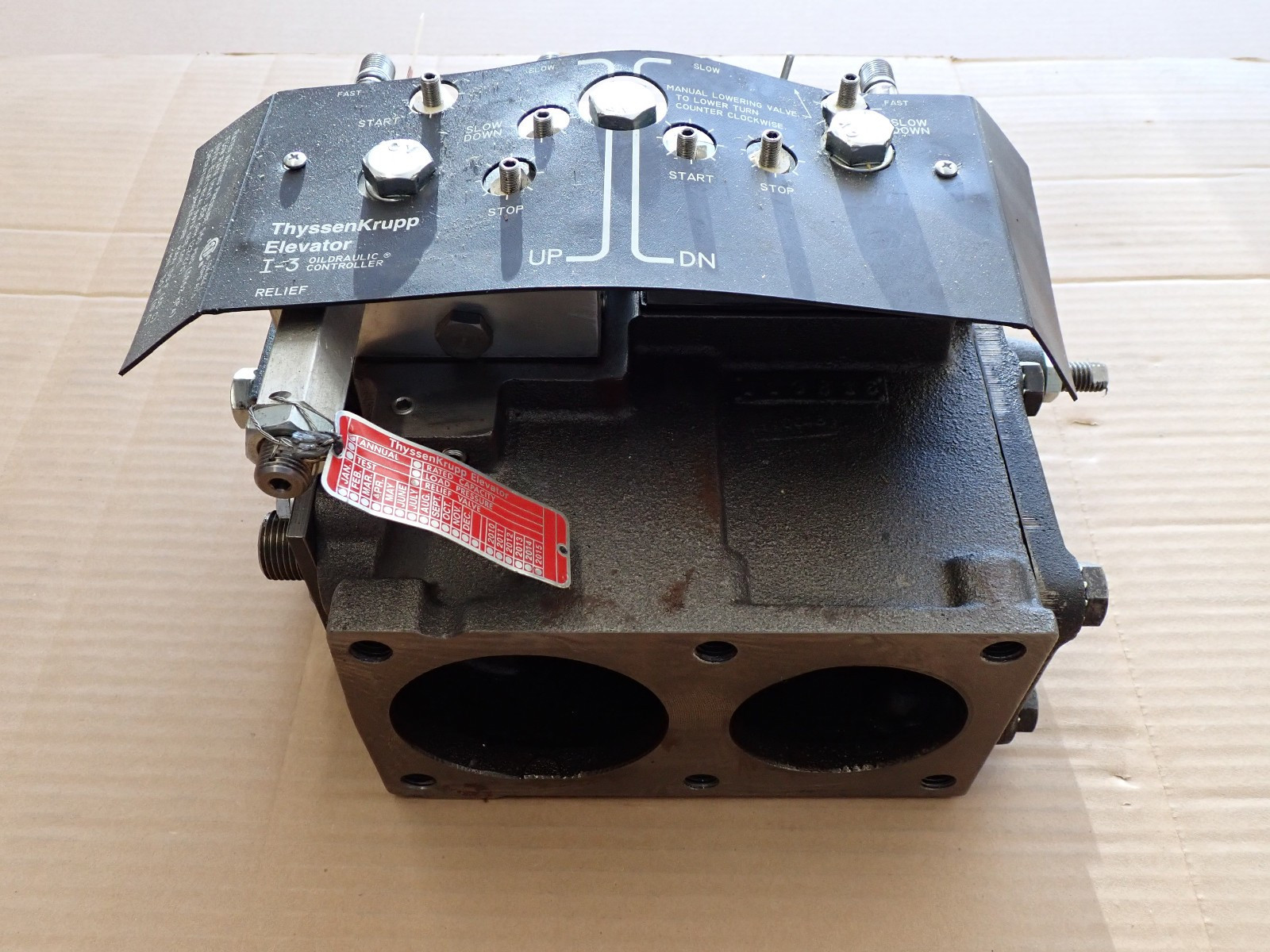 ThyssenKrupp I-3 Elevator Oildraulic Controller Relief Valve 7505AD1
