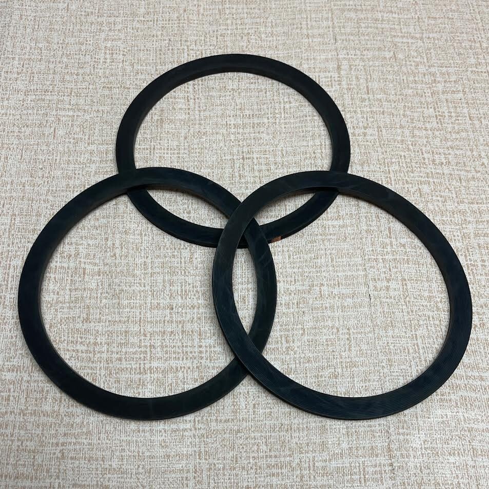 DIXON 600-G-BU Buna-N Cam and Groove Tank Car Gasket PTFE/Buna, 6″ (3) NOS