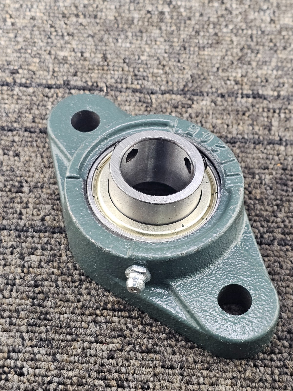 SB205-16 FL205: Flange Mount Bearing, 2 Bolt Flange, Screw Locking