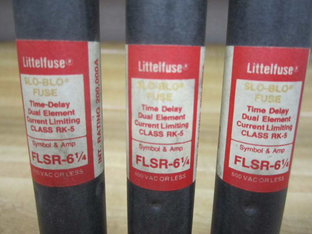 Littelfuse FLSR-6-1/4 Fuse FLSR614 Tested (Pack of 3)