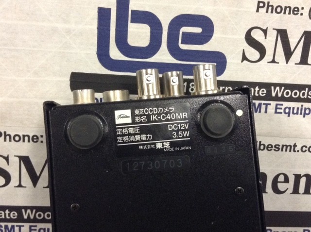 Toshiba 12 VDC Power Supply and CCD Cam – IK-C40MR – K1131M w/Warranty