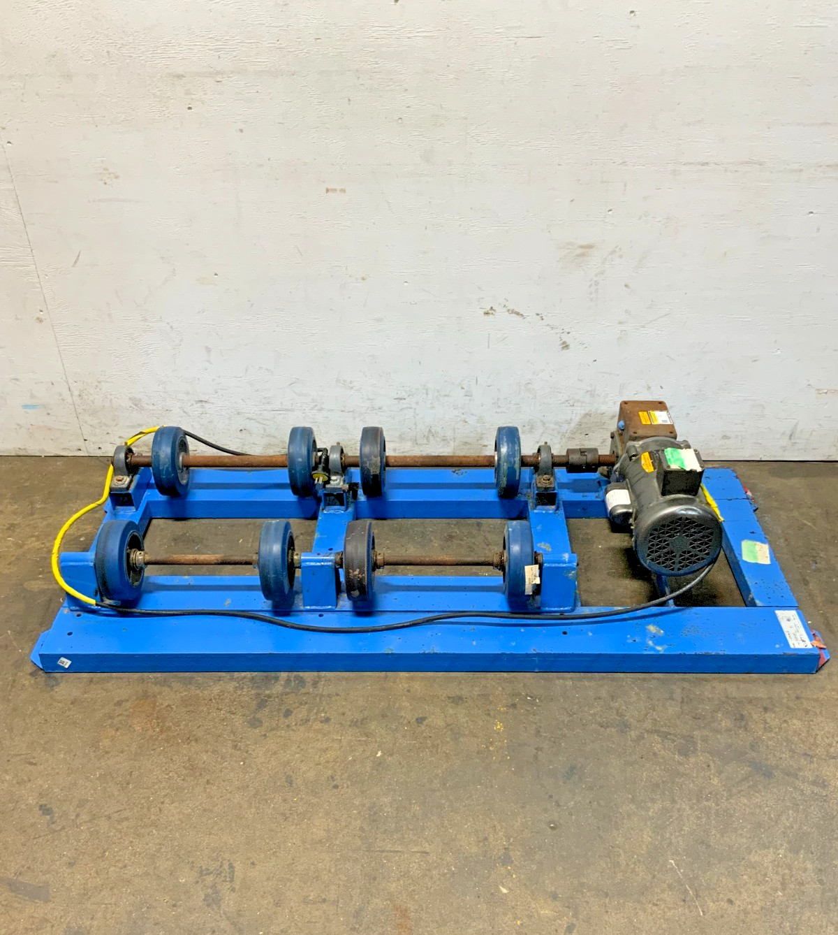 Morse 1-5154-3 MDL Stationary Barrel Drum Roller Tumbler Mixer 55 Gal 1-Phase