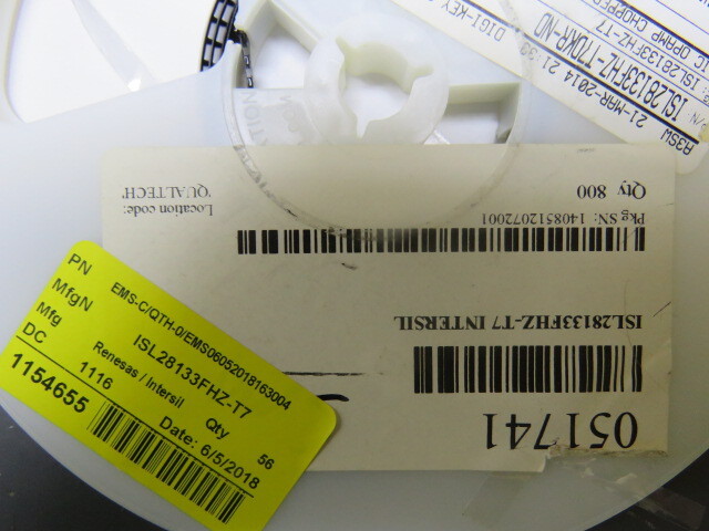 Renesas / Intersil ISL28133FHZ-T7 Qty of 6 per Lot Precision Amplifiers ISL2813