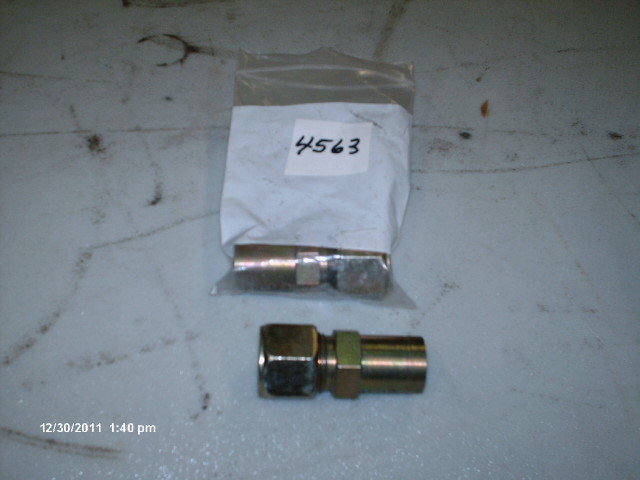Parker Tube End Reducer P/N 16-12-TRBU-S 1″ Tube X 3/4″ Flareless Steel (NEW)