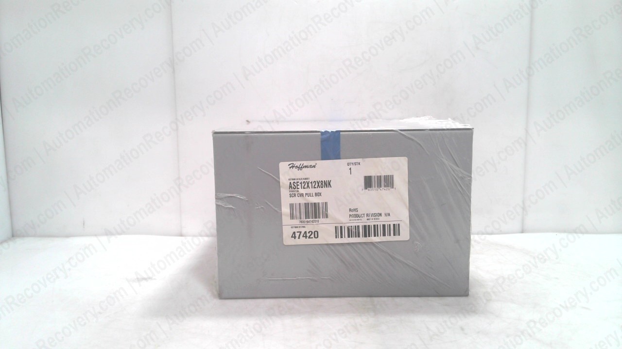 HOFFMAN ASE12X12X8NK, SCREW COVER ENCLOSURE, NEW #351948