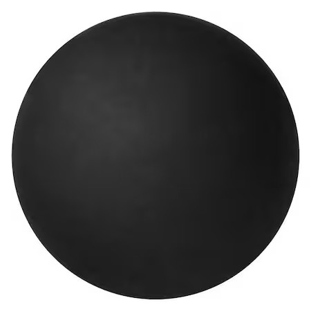 Zoro Select Bulk-Rb-H70-10 Buna-N Ball, 1 3/8 In, Black, Standard,