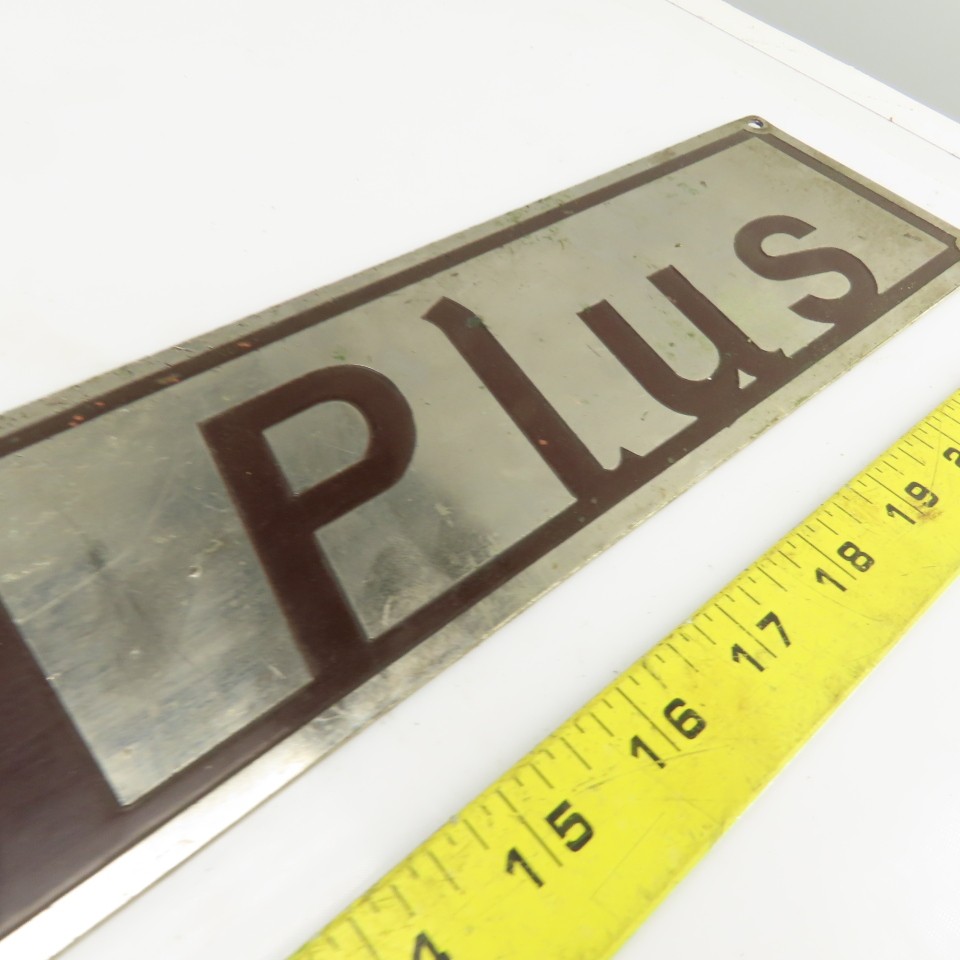 Lathe Plus 22-1/4″ x 3-1/2″ Aluminum Machine Name Legend Plate