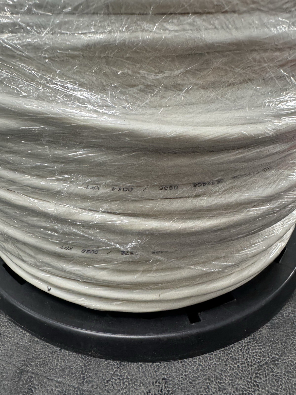 E179335 18 AWG 2 Conductor Wire Fire Alarm Cable 1000ft – White
