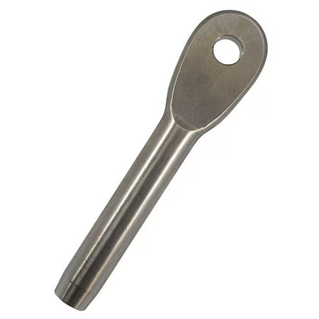 Loos 668-4X Eye End Fitting, 316 S.S, Size 1/8
