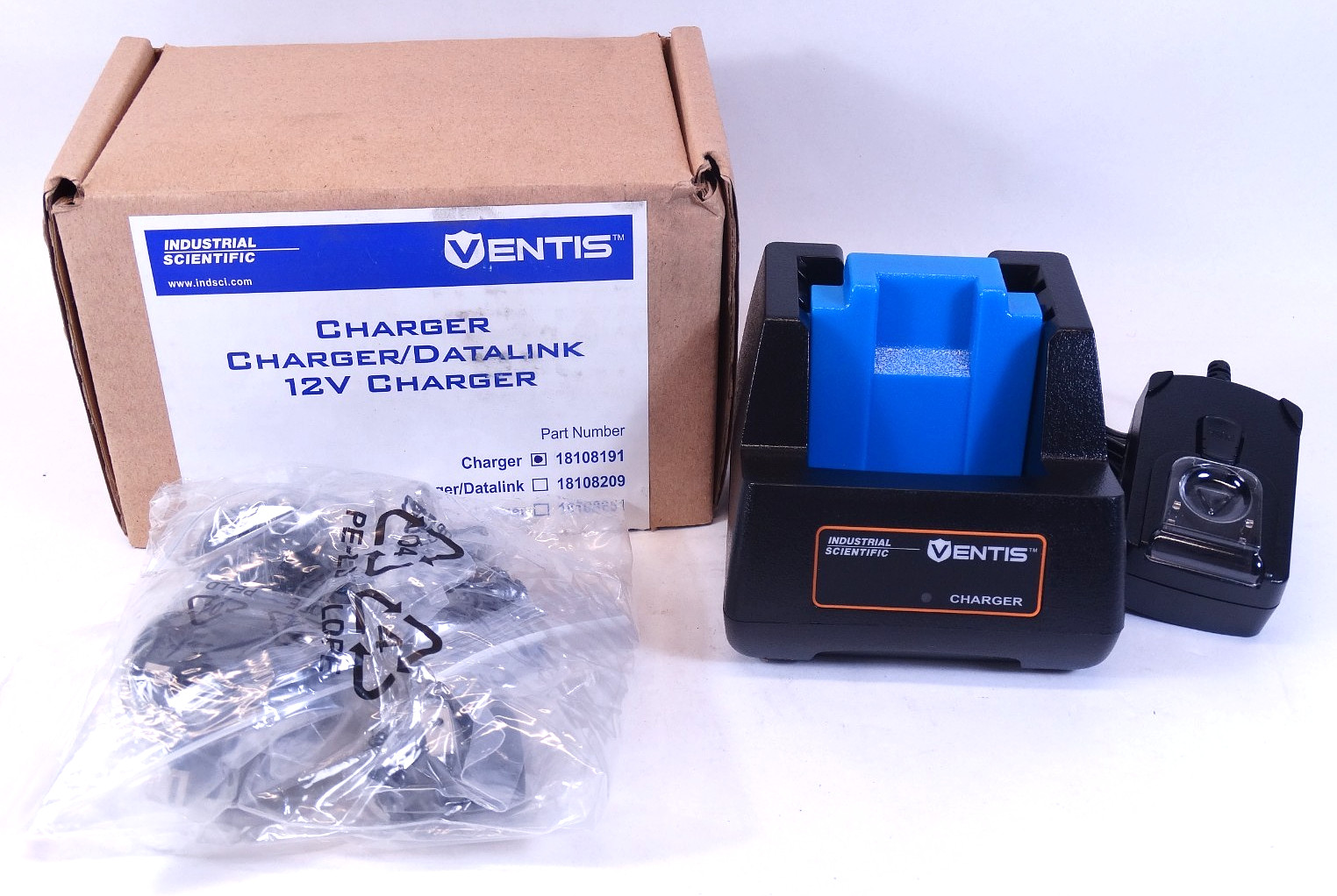 NEW – Industrial Scientific Ventis MX4 Charger 12V 18108191