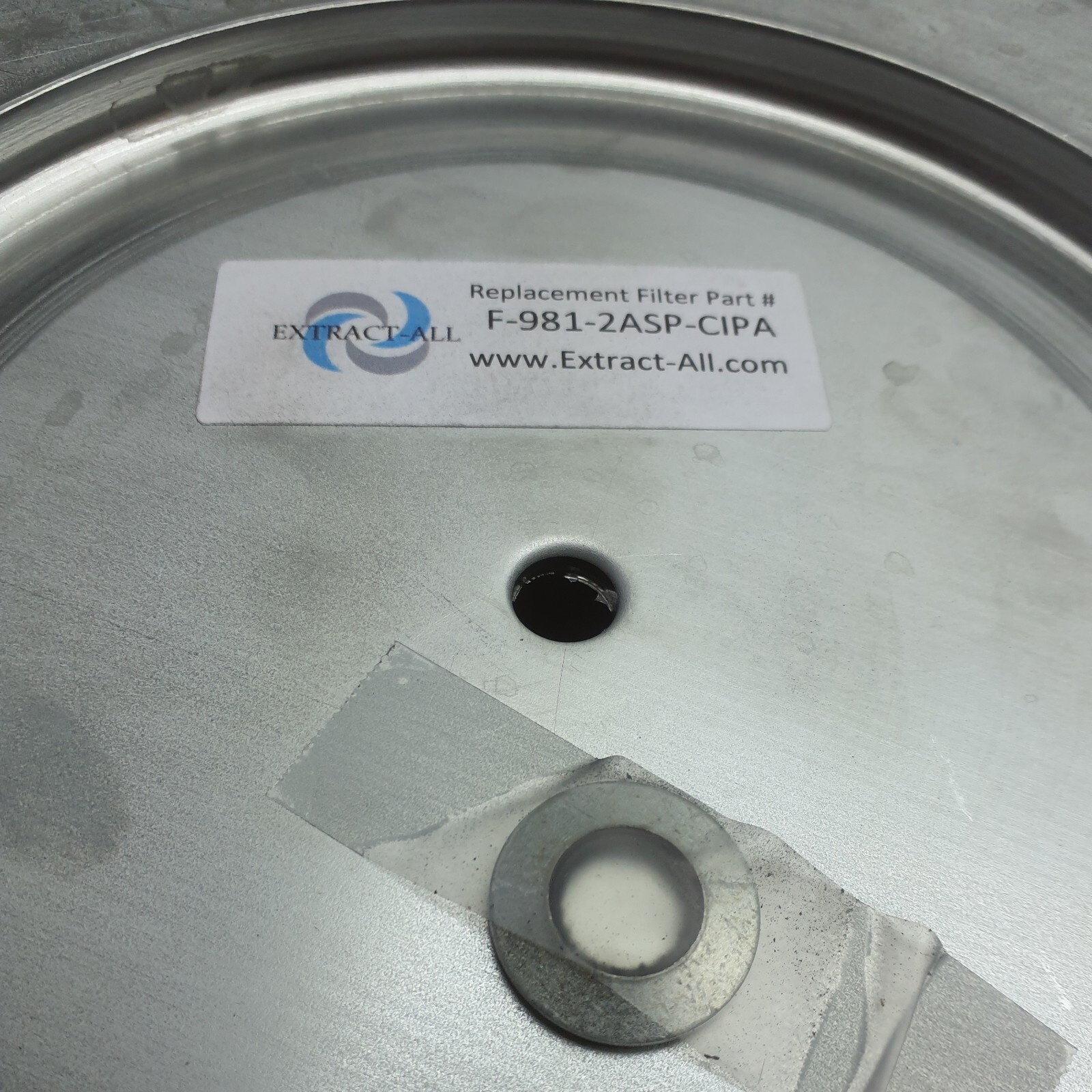 Extract-All Cartridge Filter F-981-2ASP-CIPA, 9 1/4″ Dia x 10 1/2″ Ht, 41003-74