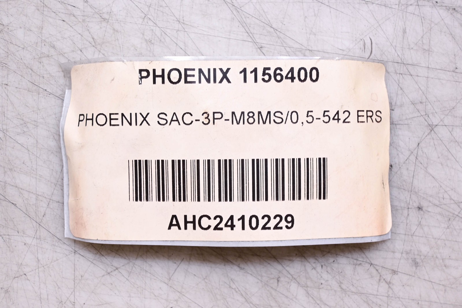 Phoenix Contact 1156400, SAC-3P-M8MS/0,5-542 ERS 542 3×24 AWG 28/20 Yellow 0.5m