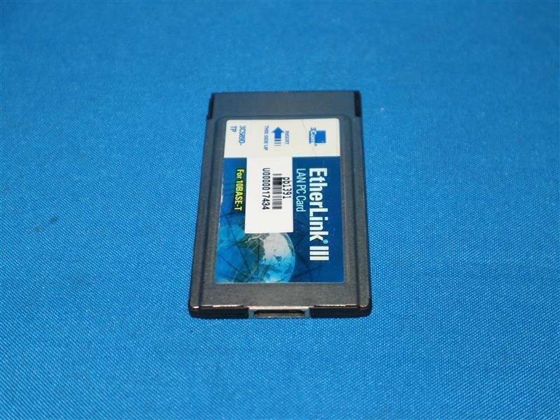 3Com 3C589D-TP 16-0108-000 Rev:B EthernetLink III Lan PC Card for 10BASE-T