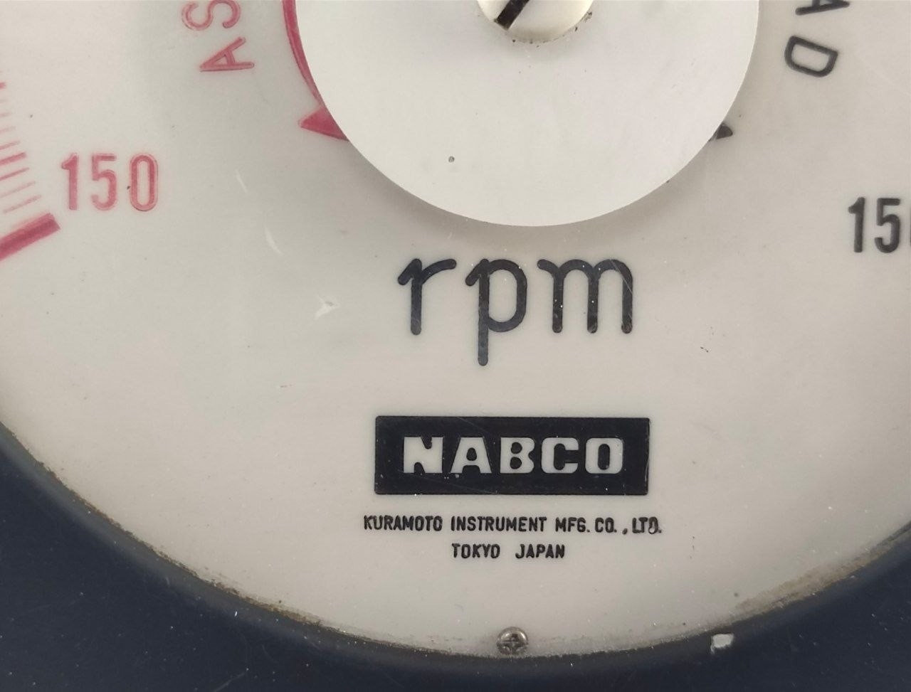 Kuramoto Instrument Nabco 74750143-03 Tachometer 0-150 RPM