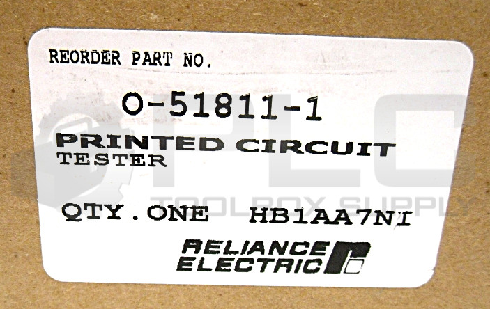 NEW SEALED RELIANCE ELECTRIC 0-51811-1 TESTER CARD