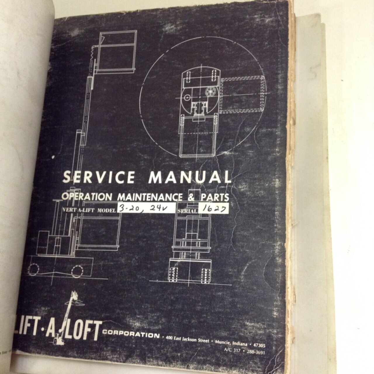 LIFT A LOFT Service Manual 55-24.0 Used #70995