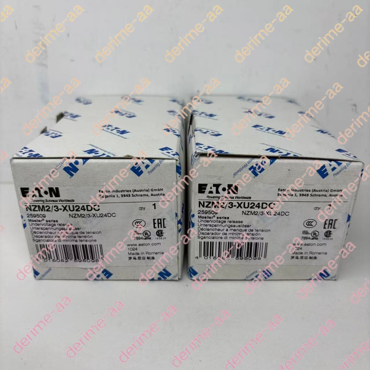 Eaton NZM2/3-XU24DC Undervoltage Release NZM2-3-XU24DC#1pcs new in box