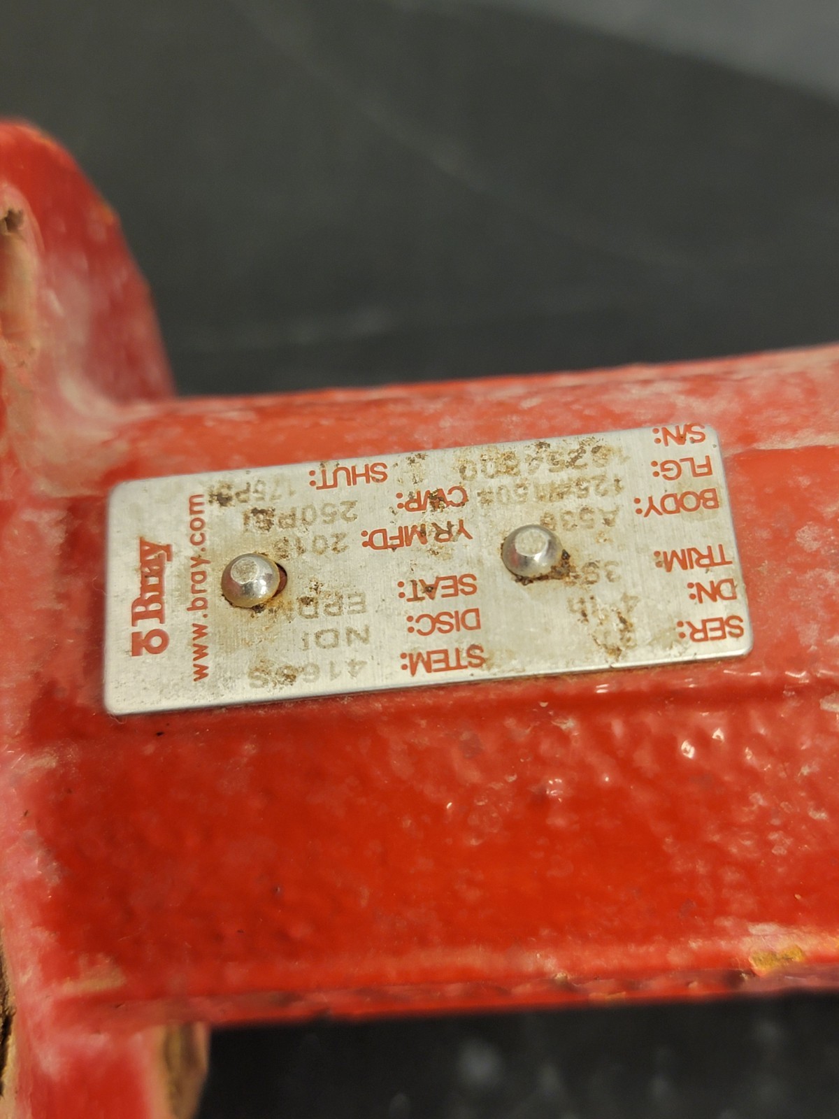 BRAY 4″ BUTTERFLY VALVE SERIES 31 Used A3